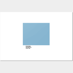 PANTONE 14-4123 TCX Clear Sky Posters and Art